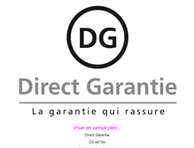 Tablet Screenshot of directgarantie.fr